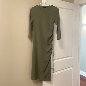 Banana Republic Shirred Midi Dress